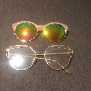 Two pairs of sunglasses